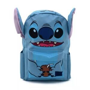 Loungefly Disney Stitch Full Size Nylon Backpack Ears Coconut New NO TAGS